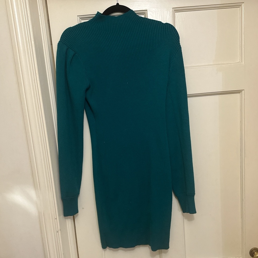 Amazon Teal Long Sleeve Dress